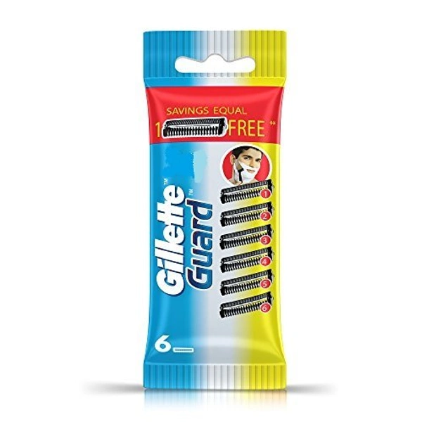 Gillette Guard 1Razor+6Cartridge