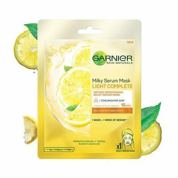 Garnier Serum Bright Complete Lemon Mask 28g