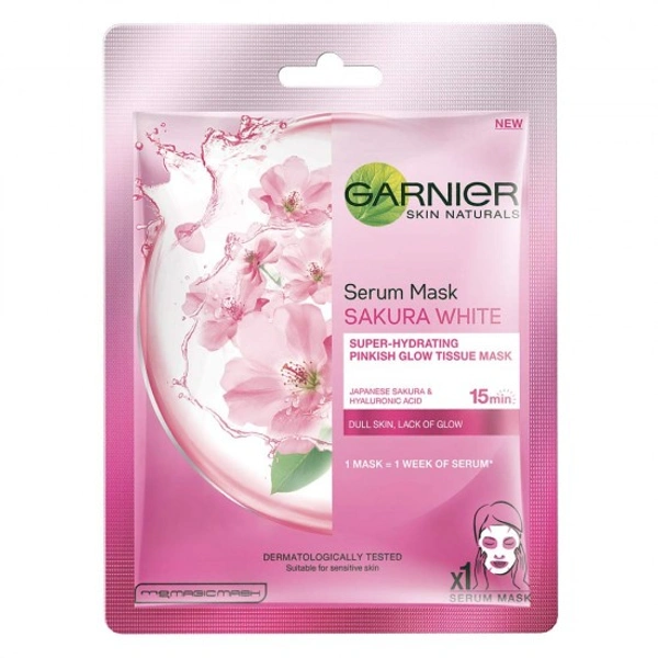 Garnier Japanese Sakura Serum Tissue Mask 28g