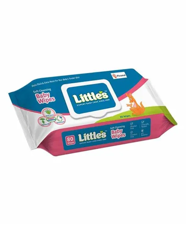 Littles Baby Wipes 80U