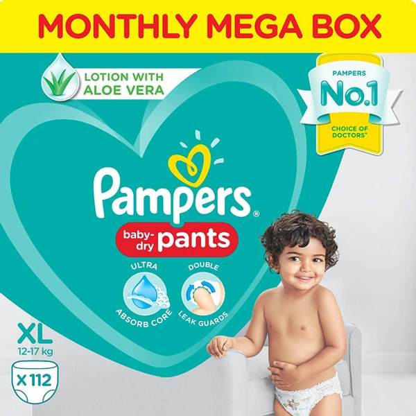 Pampers Mega Baby Dry Pants Extra Large 66N