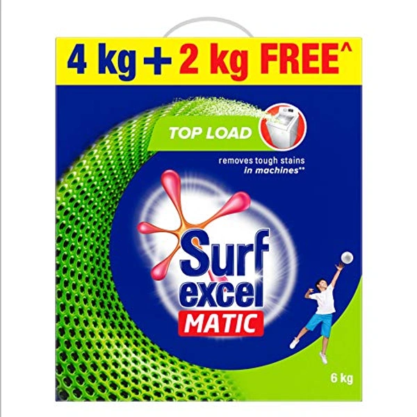 Surf Excel Matic Top Load Powder 6Kg