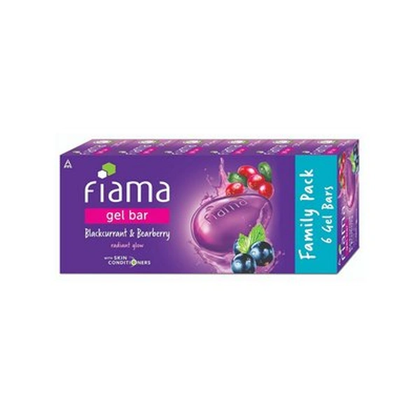 Fiama Blackcurrant & Bearberry Soap 6*125g