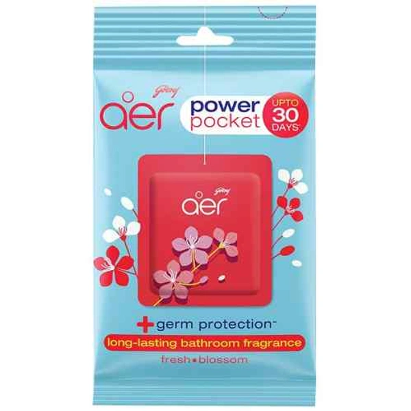 Godrej Aer Bathroom Fragrance Fresh Blossom Pocket 10g
