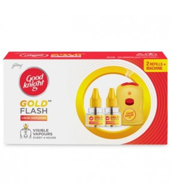 Good Knight Gold Flash 1 Machine + 2 Refill 45ml