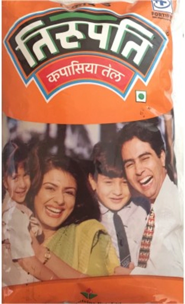 Tirupati Cottonseed Oil 1 Ltr ( Kapasiya Tel)