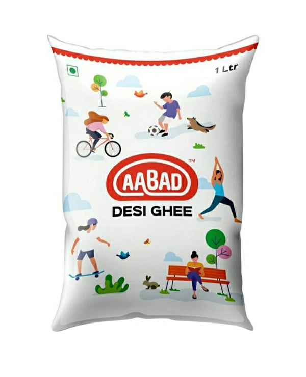 Aabad Desi Ghee Pouch 1L