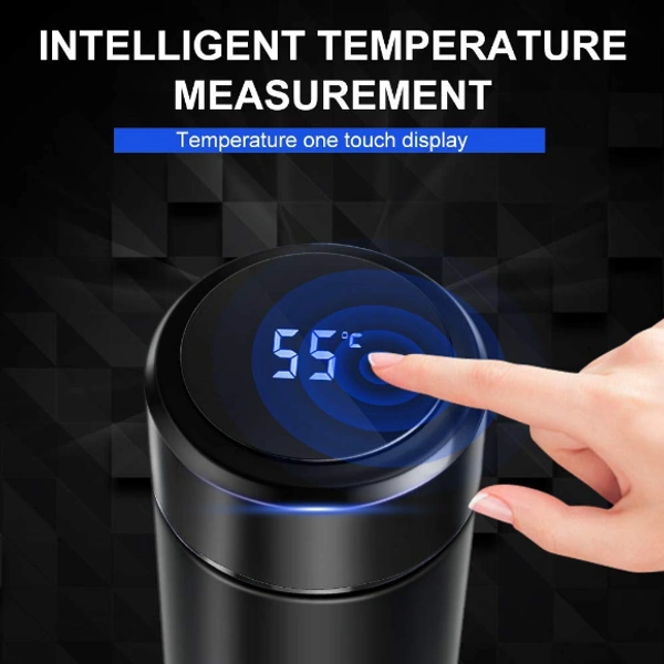 Smart Vacuum Insulated Water Bottle with LED Temperature Display