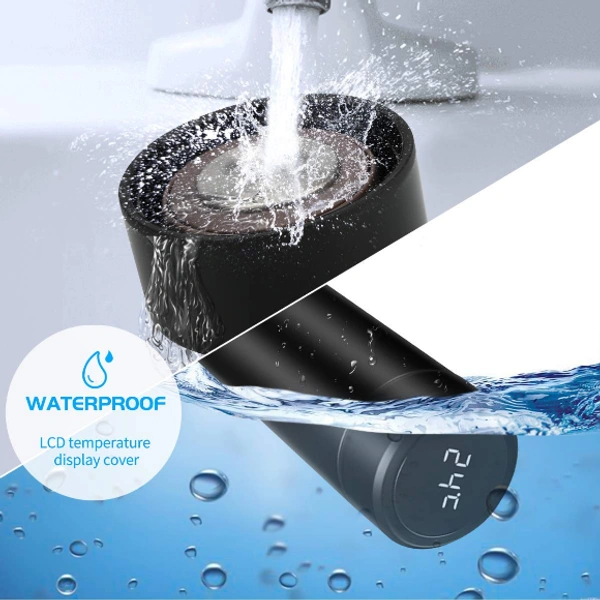 Smart Vacuum Insulated Water Bottle with LED Temperature Display