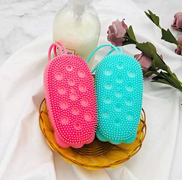 Silicone Bubble Bath SPA Super Soft Body Scrubbing Brush
