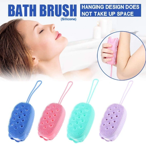Silicone Bubble Bath SPA Super Soft Body Scrubbing Brush