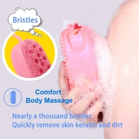 Silicone Bubble Bath SPA Super Soft Body Scrubbing Brush