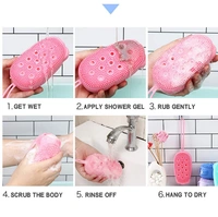 Silicone Bubble Bath SPA Super Soft Body Scrubbing Brush
