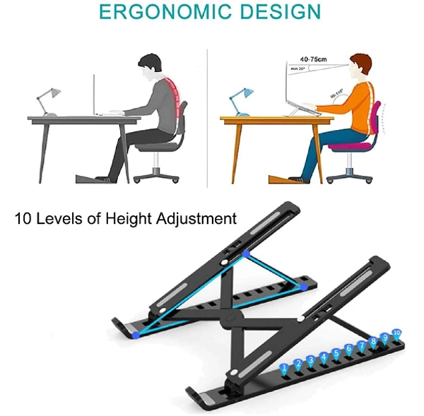  Laptop Stand, Adjustable Laptop Stand, Laptop Stands, Ergonomic Laptop Stands Compatible with MacBook Air Pro,Lenovo More..