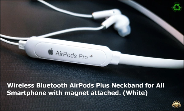 AirPods Pro 4 Wireless 2  Earphones , Bass Boost with ASAP Charge, Up to 30H Playback Bluetooth v5.0 (White) 