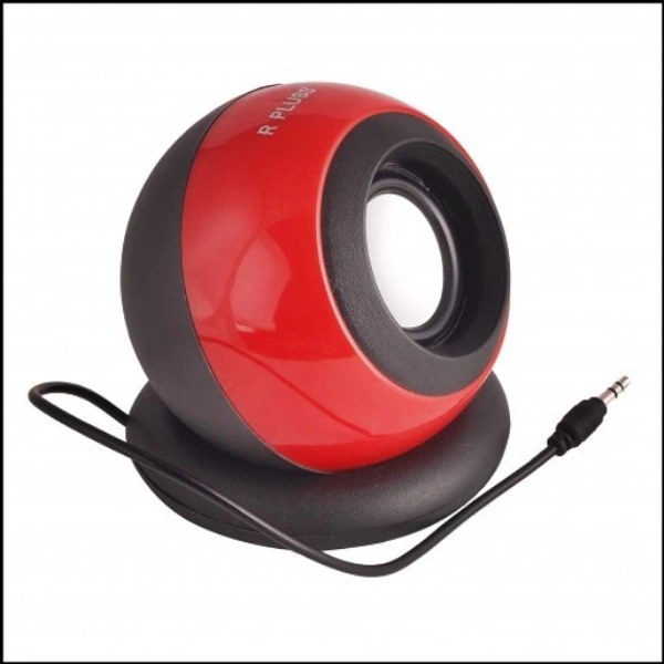 R Plus Mini Wired Portable Speaker Wired USB 2.0 Subwoofer High (MUlti Color) 