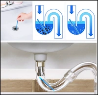 Sani Sticks Sewer Drain Cleaner and Deodorizer Unscented, Kitchen Toilet Bathtub Sewage Decontamination to Deodorant Smelly Cleaning Rod Pipes, Remove Bad Smell of Drain ( Multicolour) (Each Pack 12 Sticks) 