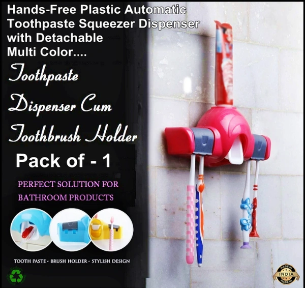 Automatic Push Toothpaste Squeezer Dispenser 