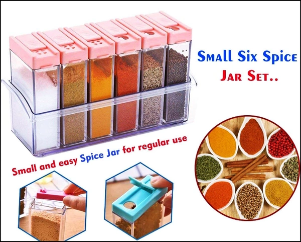 Spice Jar Easy Flow Storage Spice Jars & Shakers [Pack of 1] 