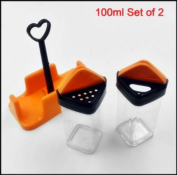 Multipurpose Masala/Spice Rack Container - Set of 2 Pcs (MUlti Color) 