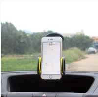 Universal Silicone Sucker Long Neck Car Mobile Phone Holder Mount Stand Ultimate Reusable Suction Cup with 360 Degree Rotation for Car Windshield Dashboard 