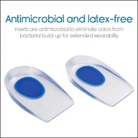Gel Heel cups Silicon Heel Pad for Heel Ankle Pain, Heel Spur Shoe Support Pad for Men and Women Shock Cushion Pad for Heels Cushion Heel(BLUE) 