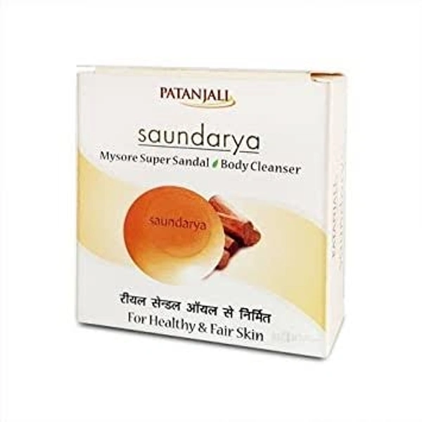 Patanjali Saundarya Mysore Super Sandal Body Cleanser Soap 75g