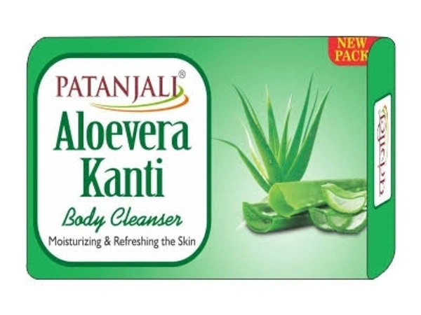 Patanjali Kanti ALOEVERA BODY Herbal Bath Soap 