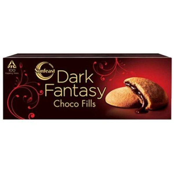 Sunfeast Dark Fantasy Biscuits - Cookies - Choco Fills 75g - 75 g