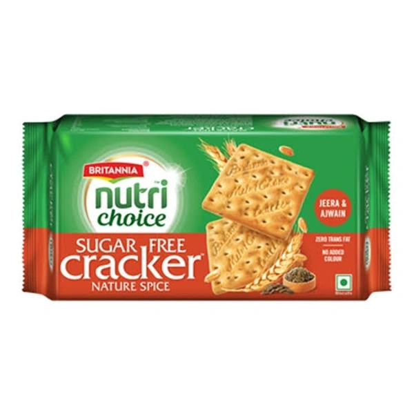 Britannia Nutri Choice Sugar Free Cracker With Jeera And Ajwain - 300g