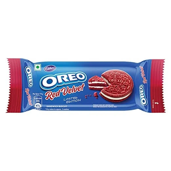 Cadbury Oreo Red Velvet Biscuit - 60g