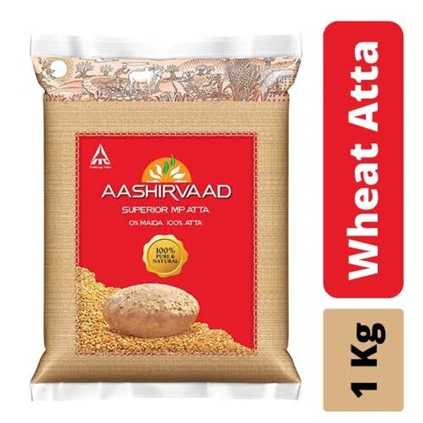 Aashirvaad Whole Wheat Atta - 1kg