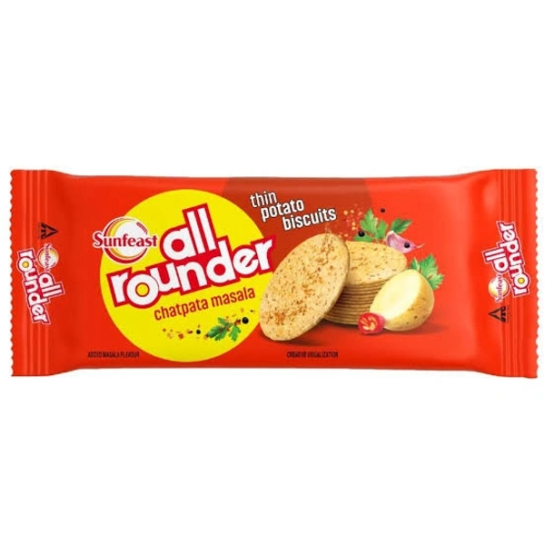 Sunfeast  Allrounder Chatpata Masala Thin Potato Biscuits  - 28.2g