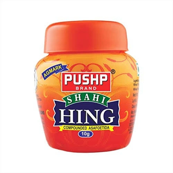 PUSHP Brand Asafoetida Hing Jar - 10g