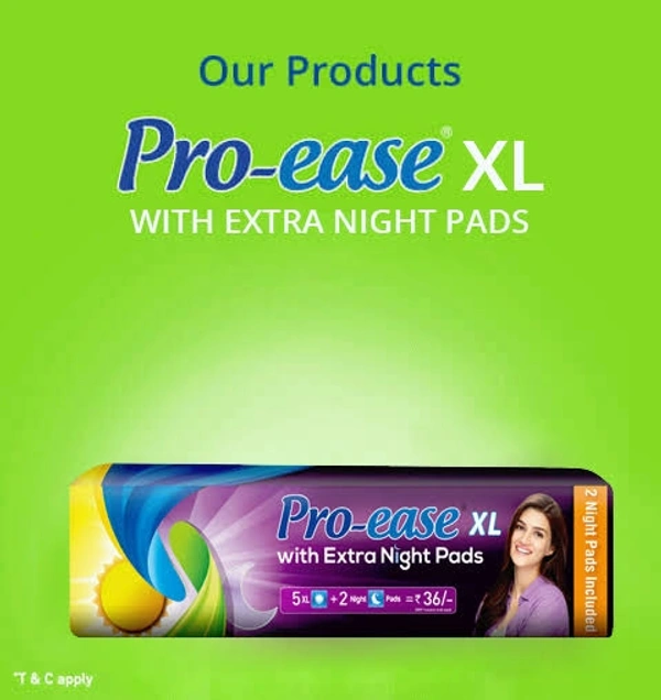 Pro-ease XL With Extra Night Pads - (5 Day Pads + 2 Night Pads)