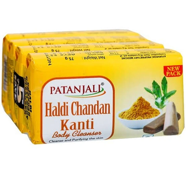 PATANJALI HALDI CHANDAN KANTI 4U*75 G - 300g