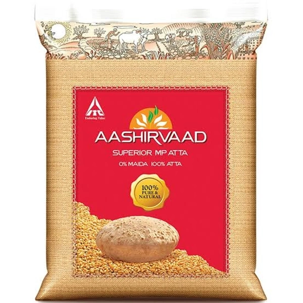 Aashirvaad Shudh Chakki Whole Wheat Atta - 5kg