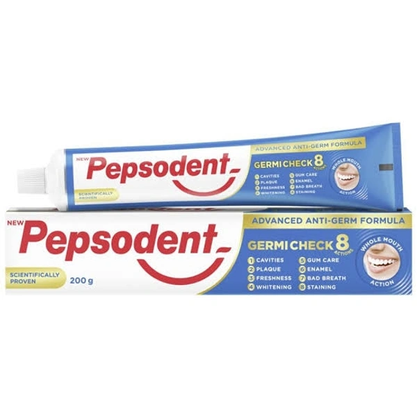 Pepsodent Germicheck+ 12H Germ Protection Toothpaste - 200g