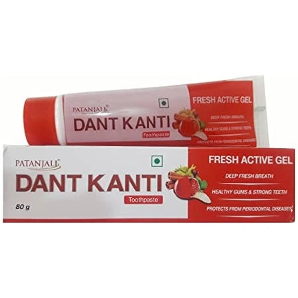 Patanjali Dant Kanti Fresh Active Gel Toothpaste - 80g
