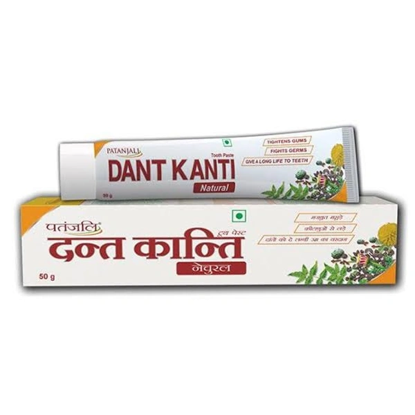 Patanjali DANT KANTI NATURAL TOOTH PASTE - 50g