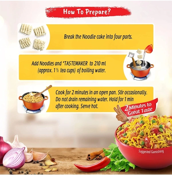 Maggi  2-minute Instant Noodles, Masala - 280g