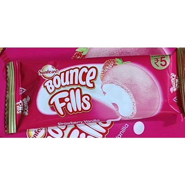 Sunfeast Bounce Fills Strawberry Vanilla - 20g