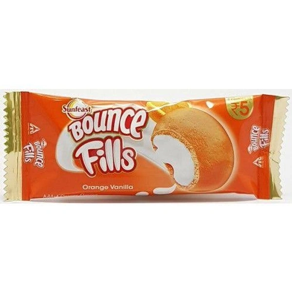 Sunfeast Bounce Fills Orange Vanilla - 20g