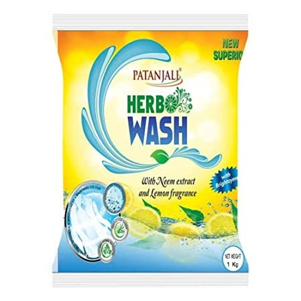 Patanjali Herbo Wash Detergent Powder - 1kg