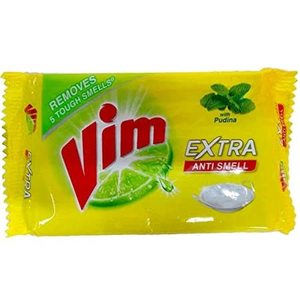 Vim Extra Anti Smell Dish Wash Bar - 130 g
