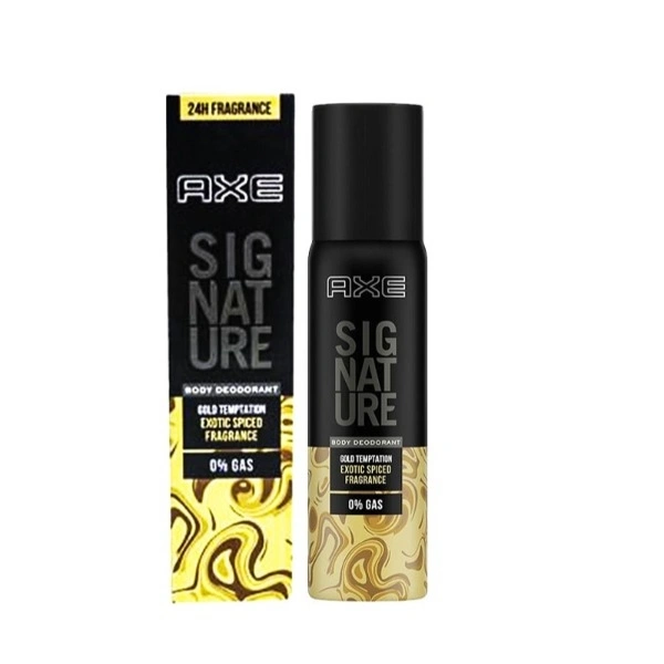 Axe Signature Gold Temptation Body Perfume 0% Gas - 122 ml