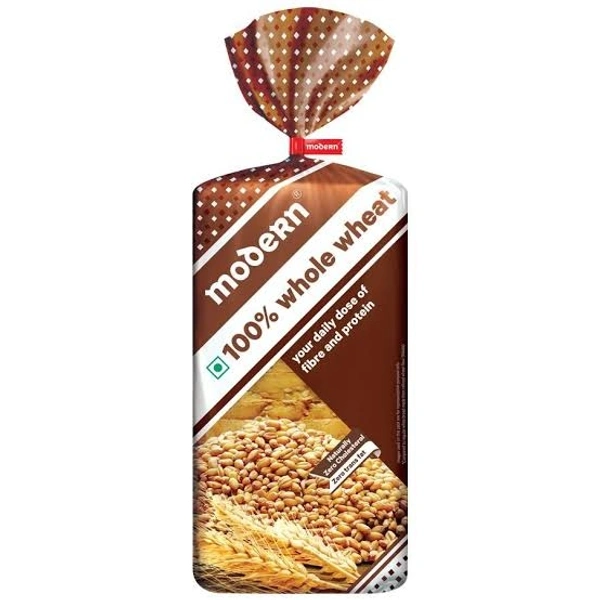  Modern 100% Whole Wheat Bread - Daily Dose Of Fibre & Protein - 400g