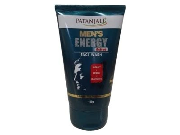 Patanjali MEN'S ENERGY ACTIVE FACE WASH 100 gm - 100g