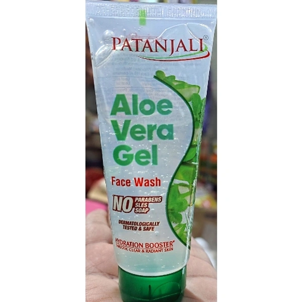 Patanjali Aloe Vera Gel Face Wash  - 60 ml