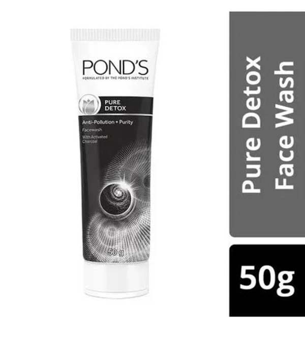 POND'S Pure Detox Anti Pollution With Activated Charcoal Facewash - 50g